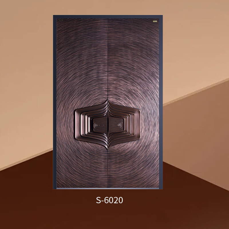 Frandi S-6020 cast aluminum door villa door non-standard door/square