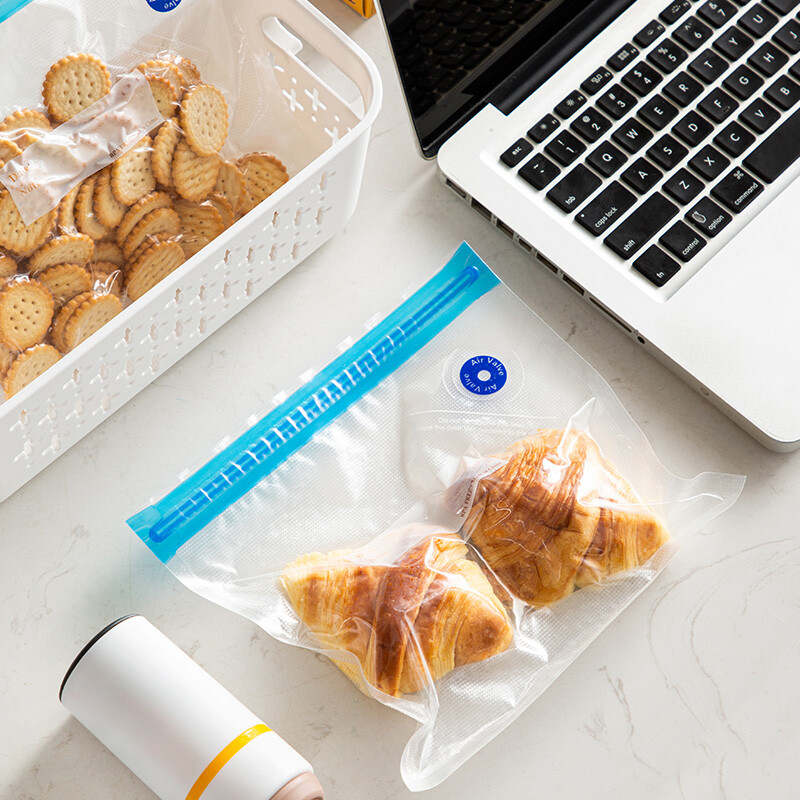 Lingyunhe vacuum sealing machine food preservation bag household vacuum packaging machine food bag food grade storage bag small vacuum bag 10 pieces