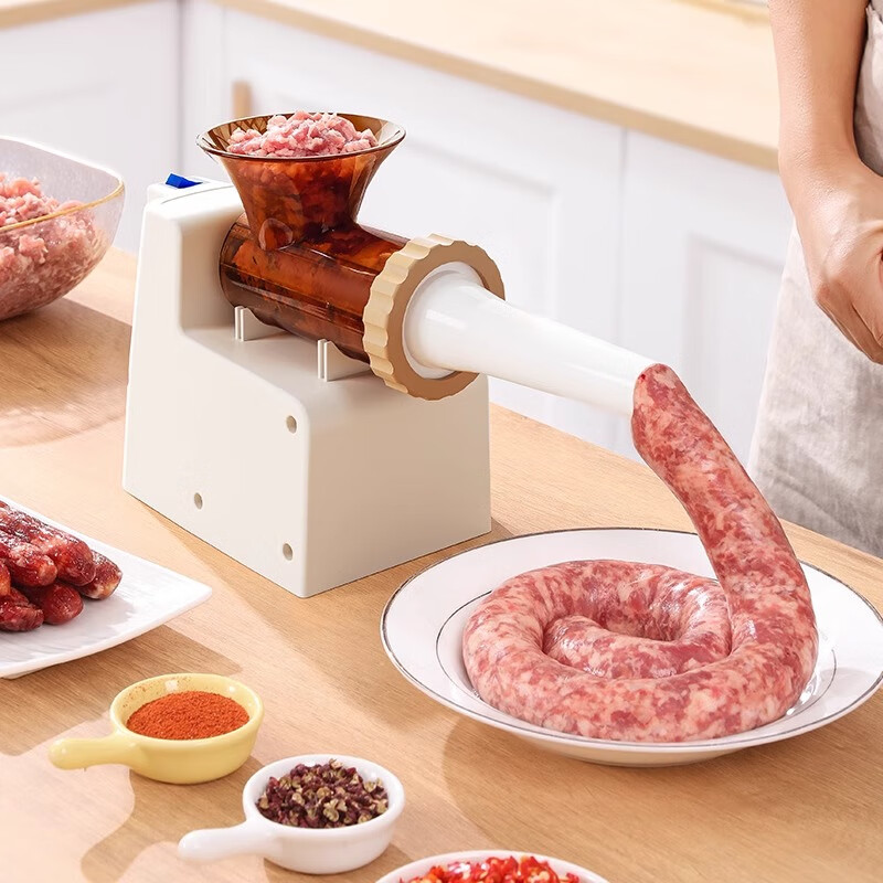 Jingyan electric sausage filling machine household fully automatic sausage filling machine tank meat sausage sausage casing tool sausage machine artifact automatic sausage filling machine intestinal tube * 3 + pound meat stick multi-section spiral twisting to create muscle meat