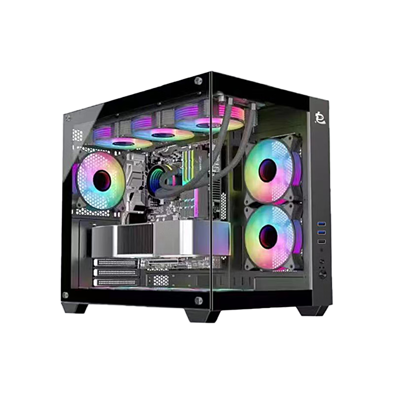 Intel i5/i7/i9 level independent display GTX1660TI live game e-sports chicken editing design rendering assembly computer host DIY complete set configuration seven E5 2680V2 brand RX580 graphics card