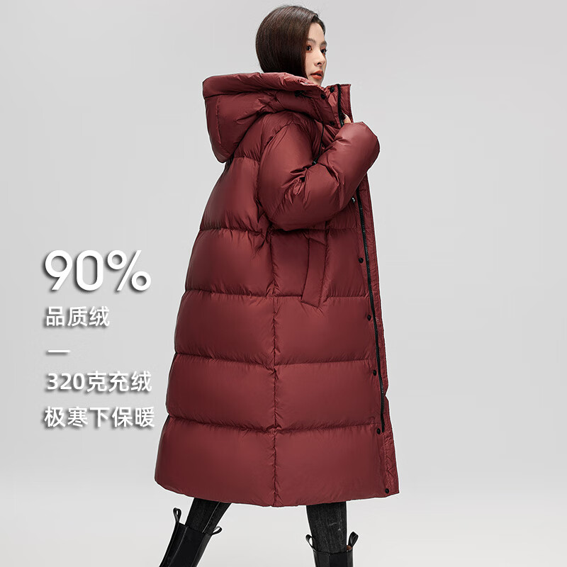 Yaya (YAYA) Wang Yibo same style ice shell series 3.0pro extreme cold down jacket women's thick winter long thickened cold-proof jacket cyan black-YE5B000656A L (175)