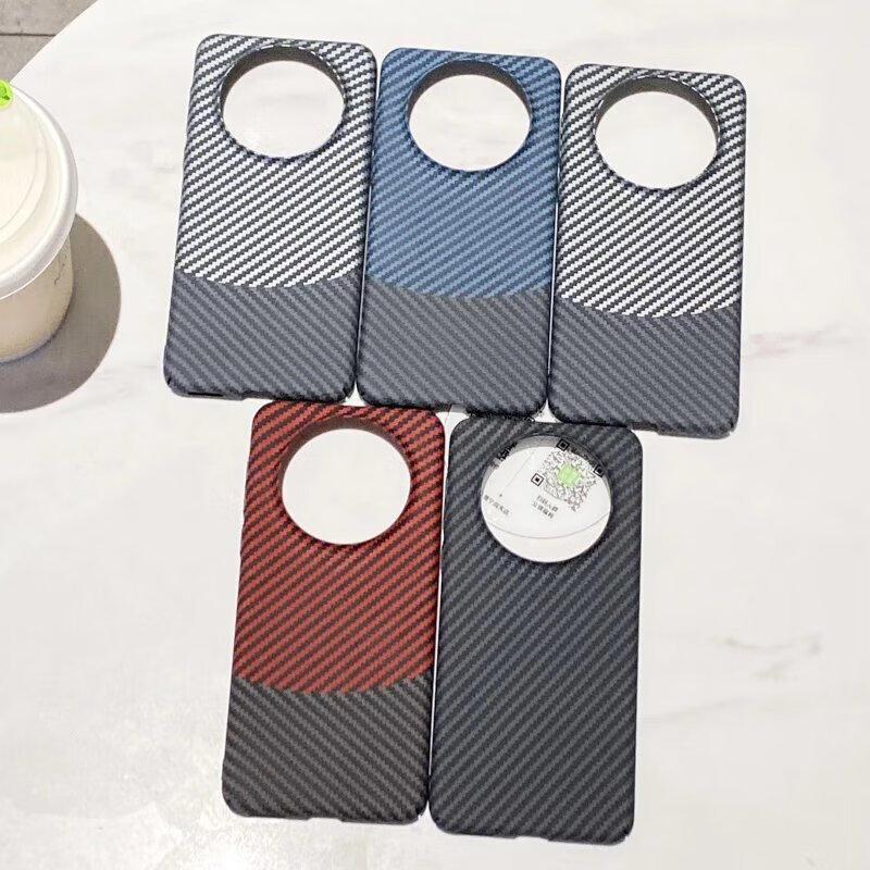 Suitable for dual color matching carbon fiber pattern Huawei mate60 mobile phone case mate60pro Kevlar mt50 embossed men's model 40pro30 matte blue color matching carbon fiber pattern Huawei Mate 60