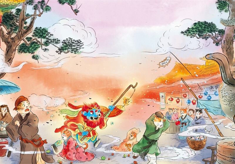 The Big Monster in the Forbidden City, painted phonetic notation version, 18 volumes, complete set with pinyin, extracurricular book for the first, second and third grade of primary school, independent reading bridge book, children's literature classic, magical adventure in the Forbidden City