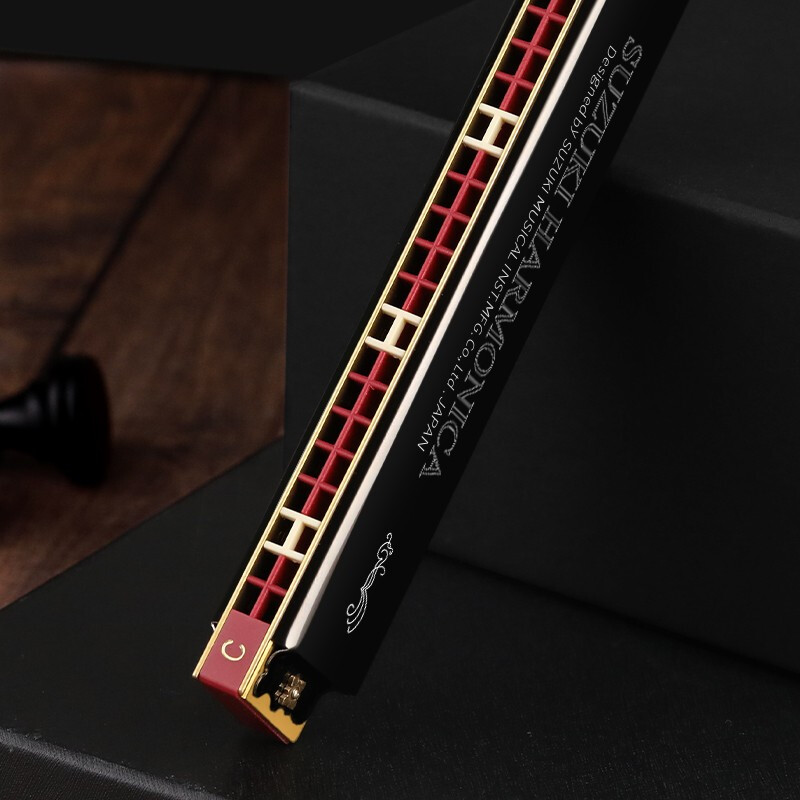 SUZUKI Japanese Suzuki harmonica Study 24-hole polyphonic C key advanced adult performance children students beginners universal