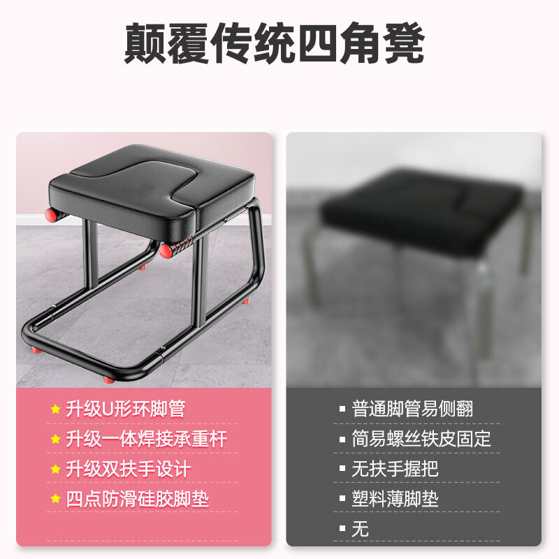 MANYING Inversion Household Inversion Stool Inversion Chair Upside Down Yoga Auxiliary Equipment Stretcher LL7 Luxury Model-Black