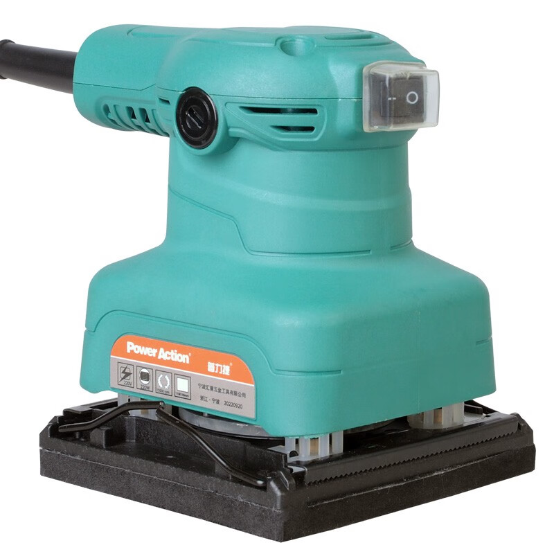 Pulijie Sandpaper Machine Flat Sander Woodworking Sander Furniture Putty Wood Floor Sander Electric Sanding Polisher PS2815N comes standard with 20 sheets of sandpaper