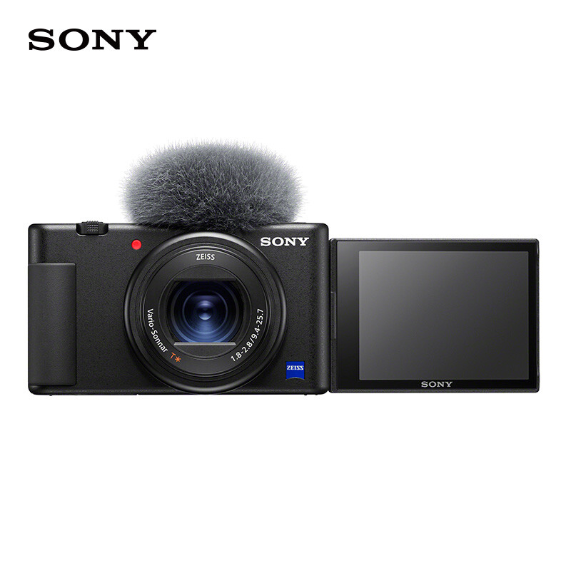 Sony (SONY) ZV-1 digital camera, about 20.1 million effective pixels, beauty shooting/strong focus/student entry/Vlog/4K video ZV1 black