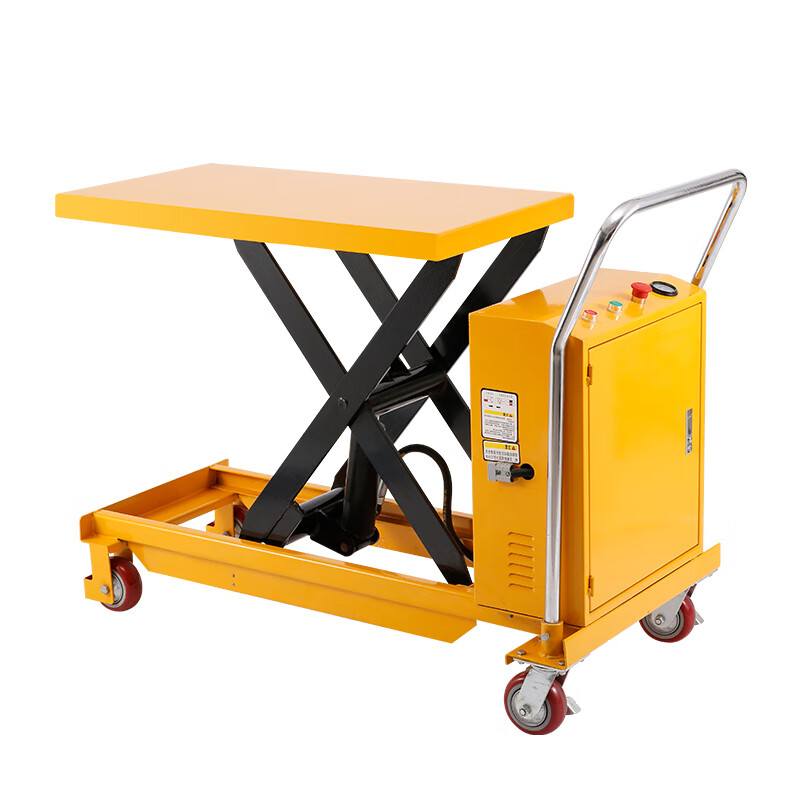 Wen Yijia customized electric lifting platform truck 2 tons mobile hydraulic unloading lift small fixed scissor lifting mobile electric platform 500 kg 0.9 meters table 9