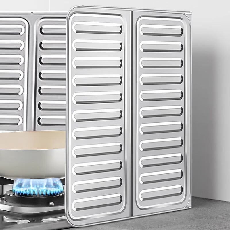 Home Story (KATEI STORY) Japanese kitchen oil baffle stove gas oil baffle anti-oil smoke oil splash aluminum foil plate fireproof heat insulation plate cooking