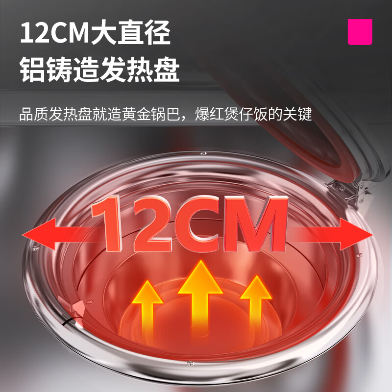 Lecon Guangdong Claypot Rice Machine Fully Automatic Claypot Stove Intelligent Claypot Rice Machine Commercial Multi-Head Claypot Stove Intelligent Tinfoil Clay Pot Special Casserole Rice Bowl Takeaway Claypot Machine Single-layer Single-row 4-Head Claypot Cooker