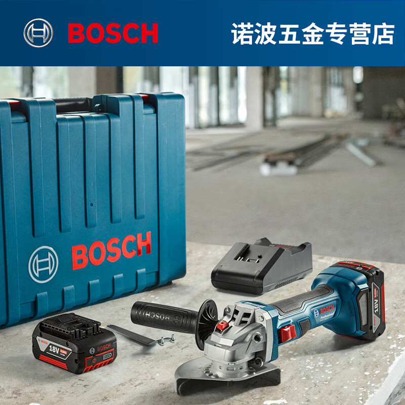 Bosch BOSCH rechargeable angle grinder GWS180Li brushless 18V lithium electric cutting machine metal wood cutting GWS180-4.0 single battery no gifts