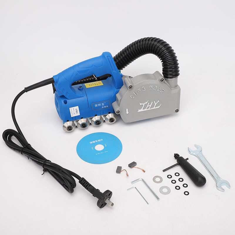 Zhang Huaiyu ceramic tile seam cleaning machine electric seam beauty agent construction tool floor tile dust-free slot cleaning tool 850w high power seam cleaning machine standard (with 1 saw blade)