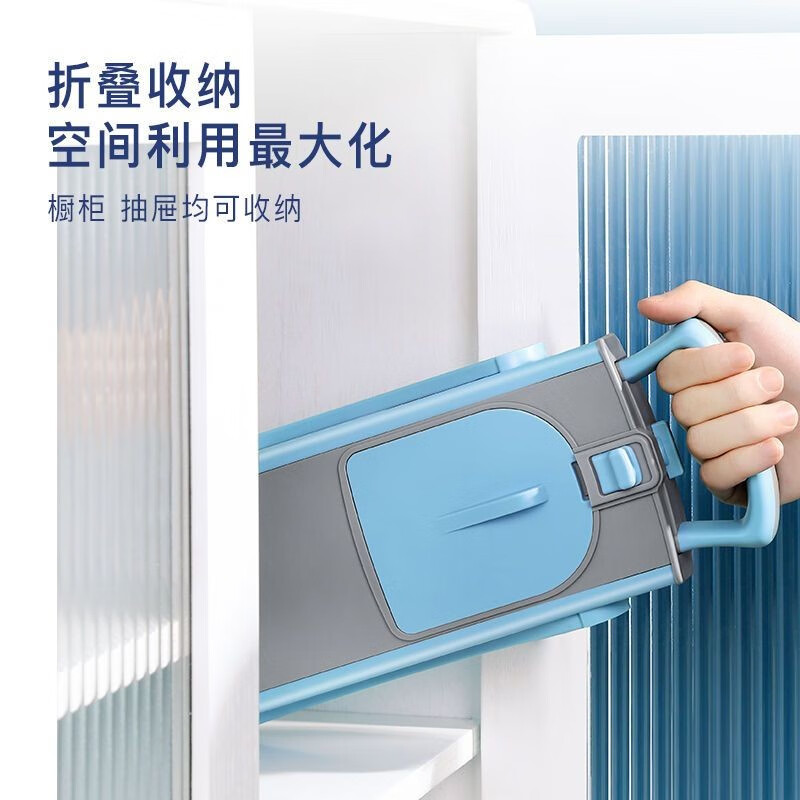 Jin Xiaochu vegetable cutting artifact multi-functional household lemon slice grating grater kitchen radish diced potato shredder vegetable cutting machine Tianqing blue home use free apron