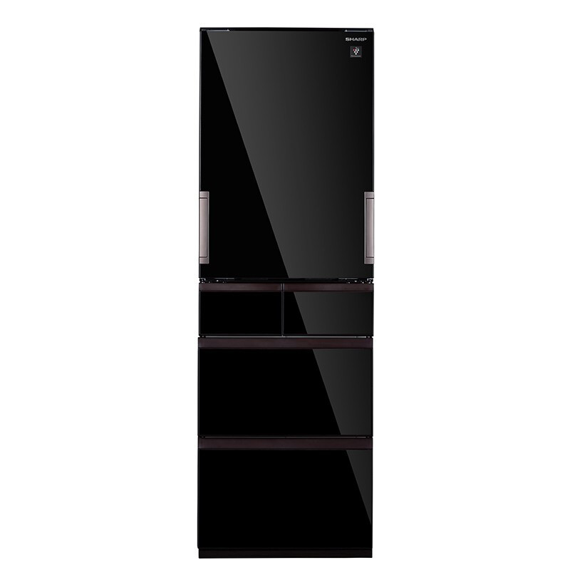 Sharp 412-liter multi-door refrigerator with automatic ice making, left and right opening, embedded 90-degree opening PCI full-space sterilization and deodorization energy-saving refrigerator SJ-SG41W-BK Sky Black