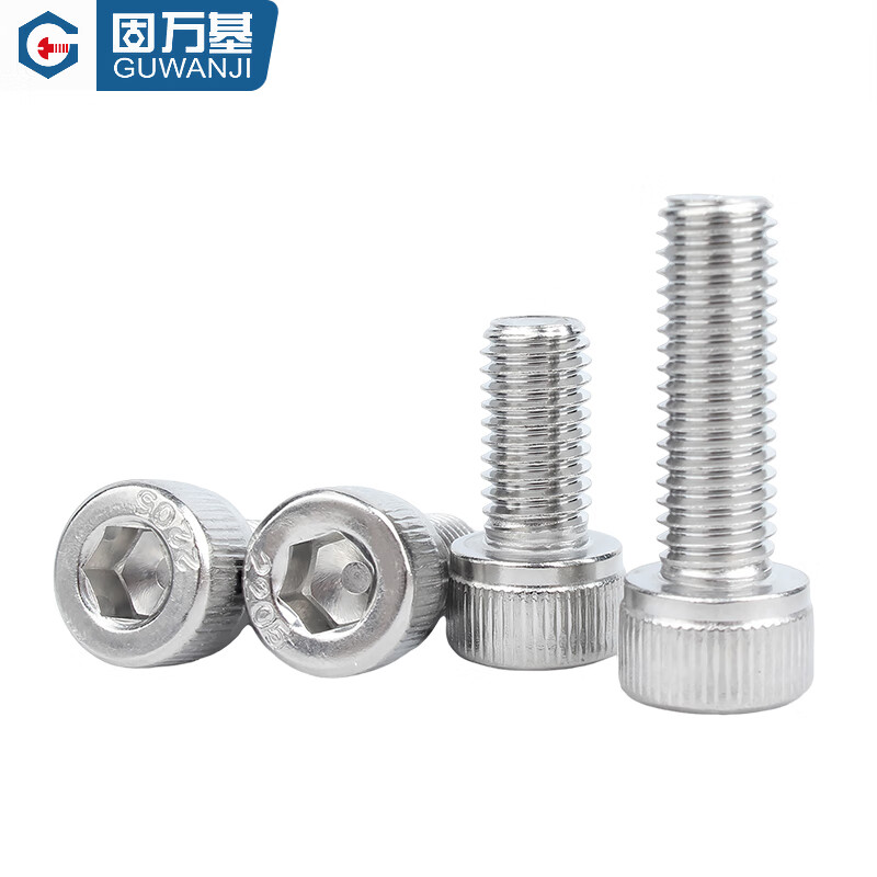 Guwanji grade 8.8 2205 duplex stainless steel cup head hexagonal bolts extended cylindrical head screws and screws M16x25 (1 piece)