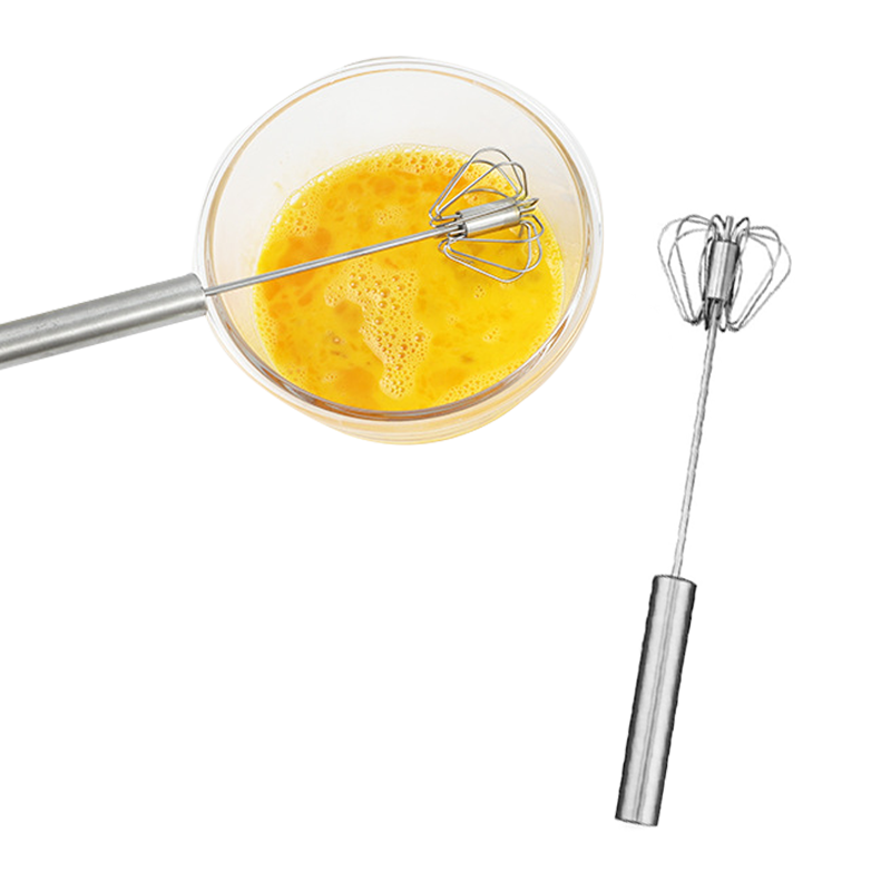 Zhengci Palace egg beater manual press type egg beater household semi-automatic egg beater press artifact stirring small small press rotating type egg white separator