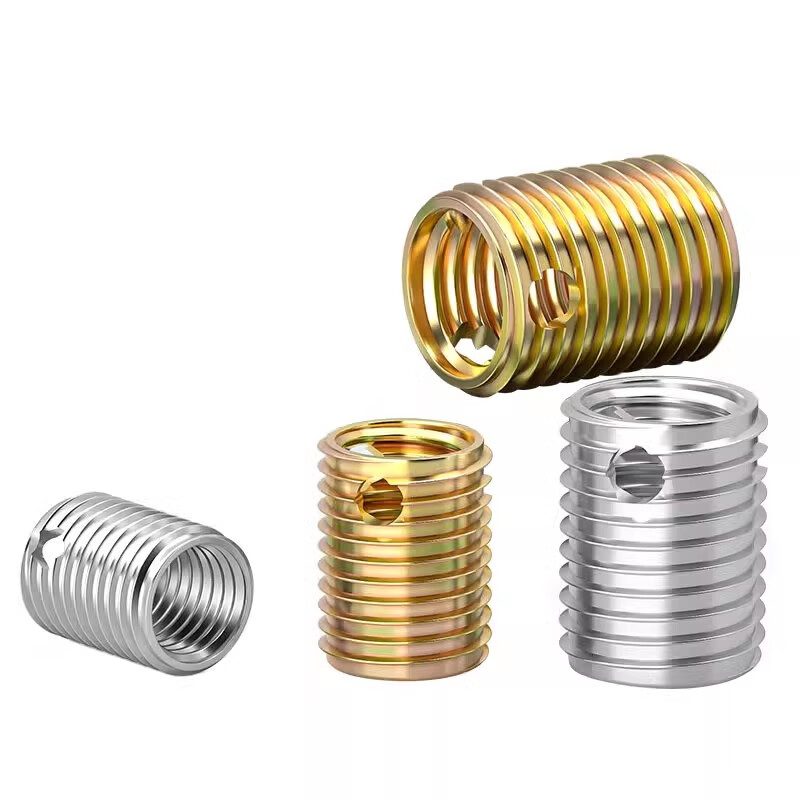 Tianzhuo Hardware 307/308 stainless steel self-tapping screw sleeve/thread protective sleeve three-hole brace M3M4M5M6M8M10M12 M8*1.25-M12*1.5-9L (5 pieces)