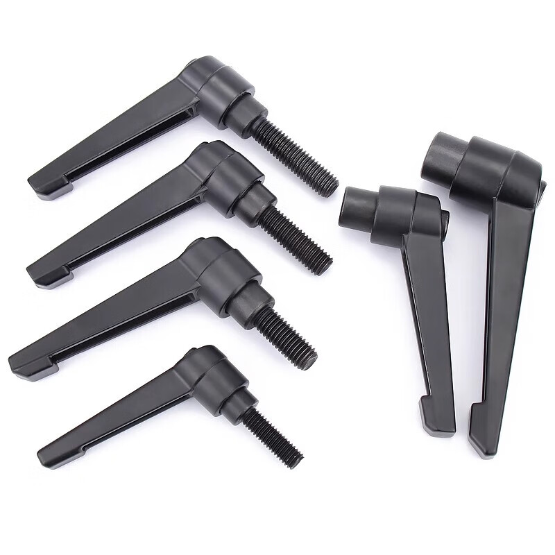 Jinchao adjustable position tightening handle screw 7-shaped rotating handle L-shaped ratchet self-locking wrench bolt M5M10M16 M6*25 (external thread) (2 pieces)