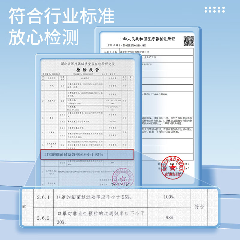 H&K Medical Surgical Mask Disposable Medical Breathable Protective Mask Individually packed 100 pieces/box black