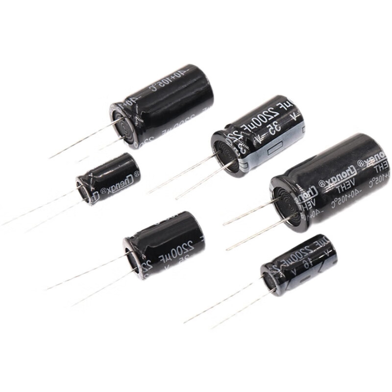 Direct plug electrolytic capacitor 2200UF10V 16V 25V 35V 50V 63V temperature resistant 105 degree aluminum electrolytic capacitor 2200UF 50V volume 16 30mm (5 pieces)