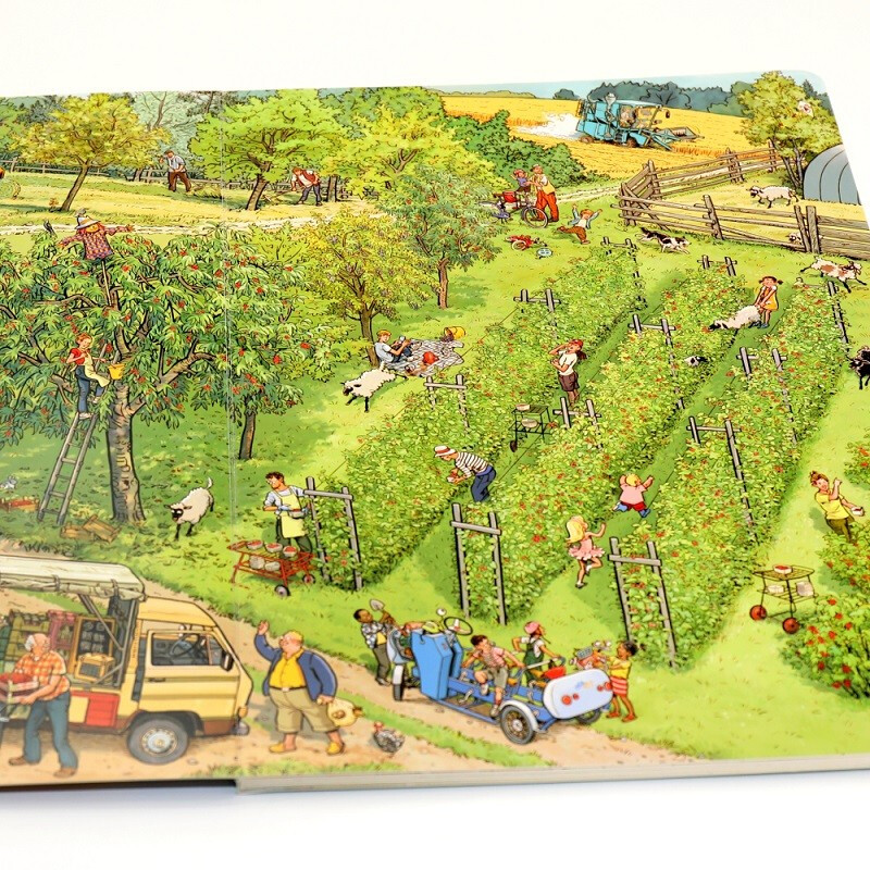 So Busy, So Busy Town (7 volumes in a gift box) comes with a beautiful jigsaw puzzle with elements of So Busy, So Busy Town