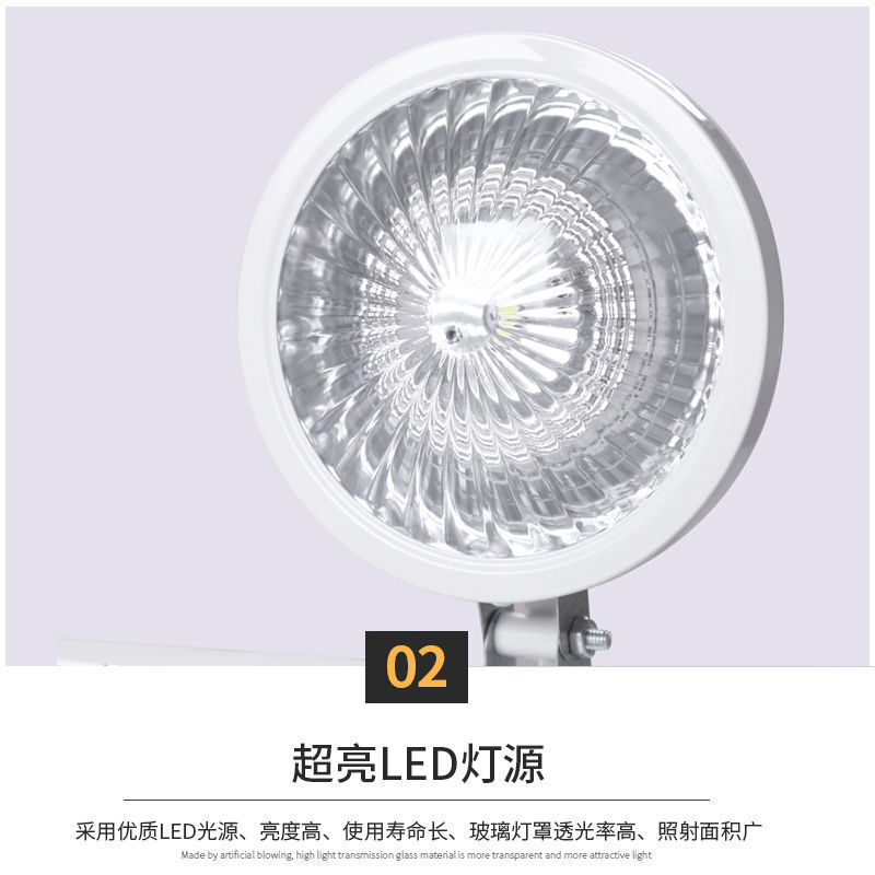Fire emergency light safety exit evacuation emergency commercial rechargeable lighting led double-head sign light national standard two-in-one multi-function enhanced double-head light + safety exit