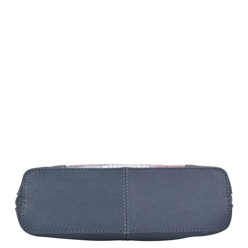 Anna by Anuschka genuine leather three-compartment shoulder bag, Lion Magic Lion Magic Lion One Size