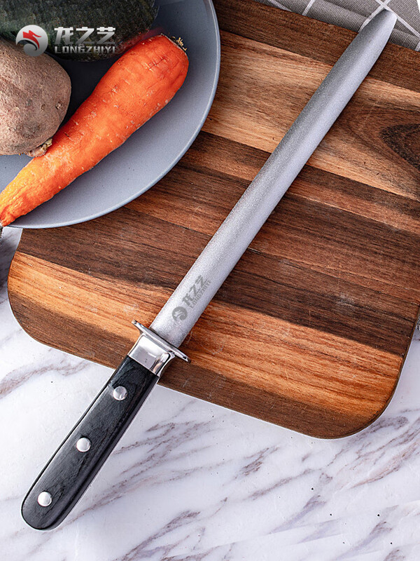 Longzhiyi sharpening stick high carbon steel sharpening stick household emery 2500 silk ultra-fine grain knife sharpening stick Hongguibao-round