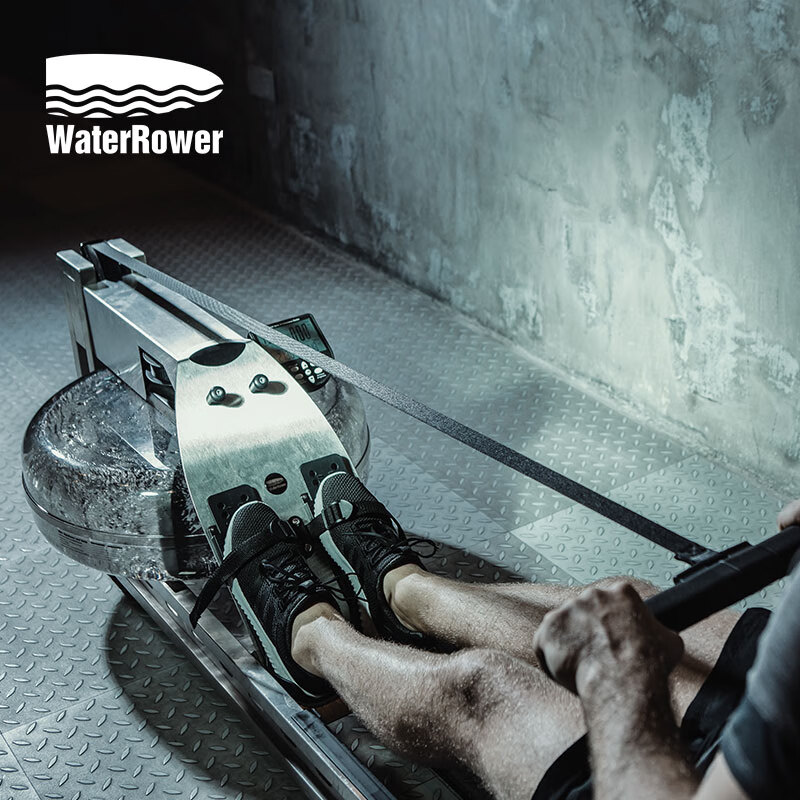WaterRower original imported household water resistance rowing machine rowing machine fitness equipment stainless steel brushed S1 standard model