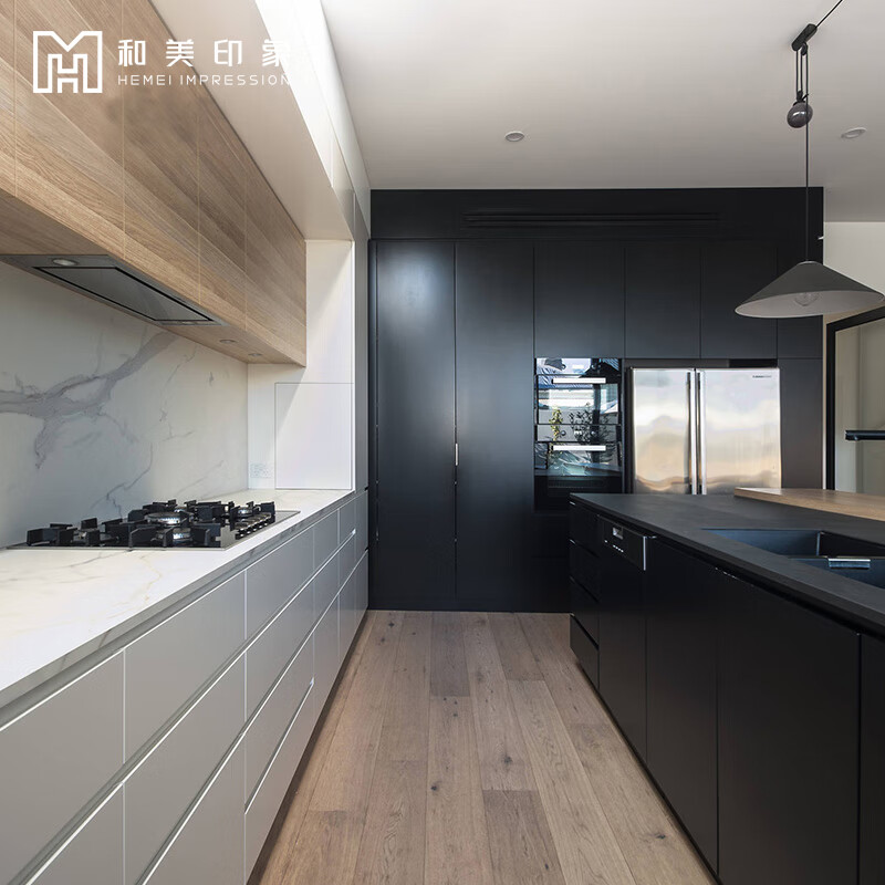 MexueerINS minimalist kitchen cabinets custom-made overall island table open kitchen kitchen cabinets custom-made slate countertops make an appointment