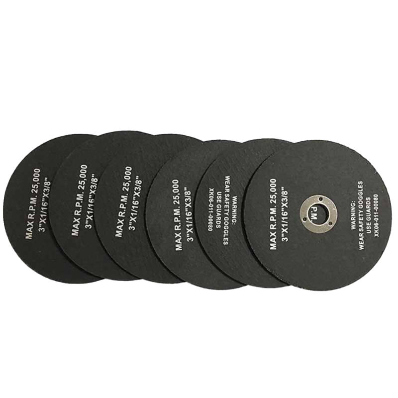 Yunqige customized angle grinder polishing disc 3-inch saw blade small angle grinder slice resin metal stainless steel grinding wheel cutting disc 75x12x10mm 500 pieces