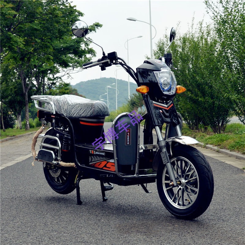 New electric car 72V Hercules passenger battery car heavy-duty electric car long-distance running electric motorcycle climbing version 2000W 72V35A Tianneng black gold 85 kilometers