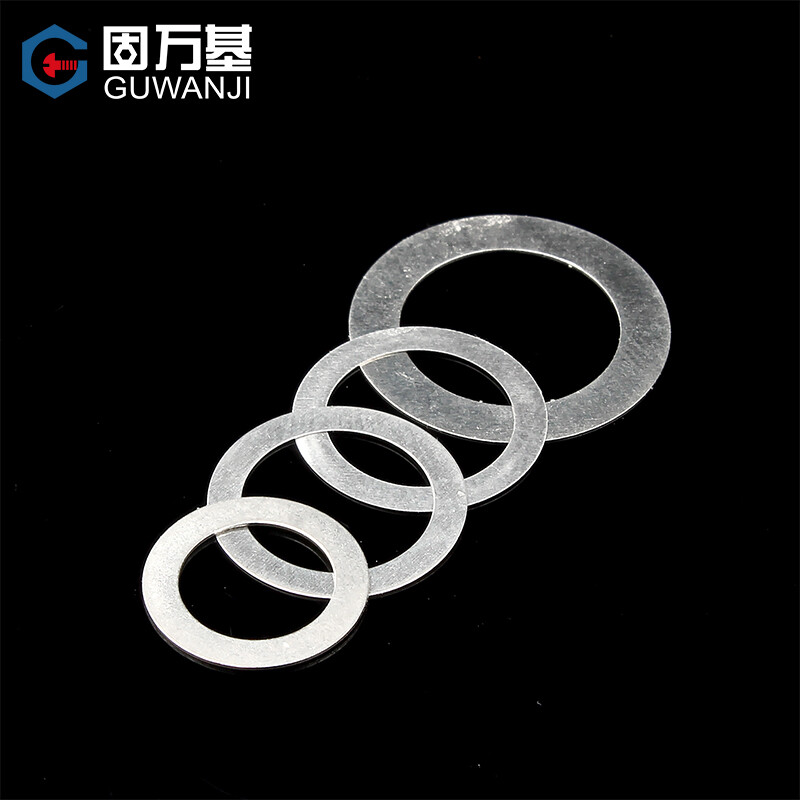 GUWANJI GUWANJI 304 stainless steel ultra-thin washer metal gasket shaft gap flat washer adjustment washer national standard 304 ultra-thin flat washer M3*5*0.1 100 pieces