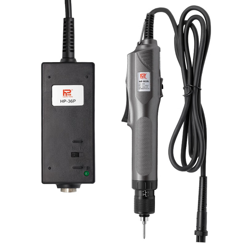 HP factory electric screwdriver brushless motor adjustable fully automatic electric batch industrial grade 220V plug-in electric screwdriver HP-B10L (1.5-10 kg hand model)