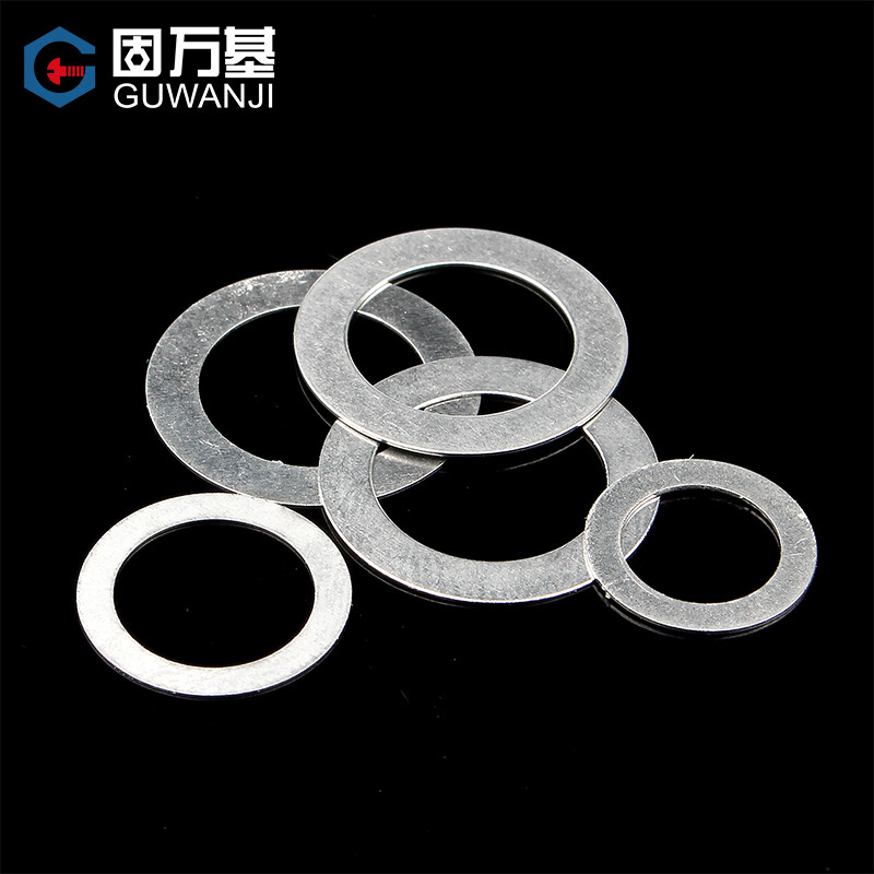 GUWANJI GUWANJI 304 stainless steel ultra-thin washer metal gasket shaft gap flat washer adjustment washer national standard 304 ultra-thin flat washer M3*5*0.1 100 pieces