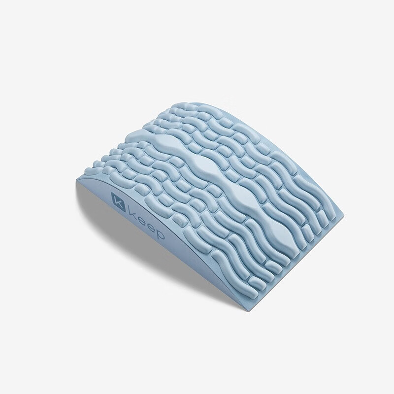 Keep Lumbar Spine Relaxer Waist Cervical Massager Yoga Open Back Waist Support Lumbar Cushion Blue