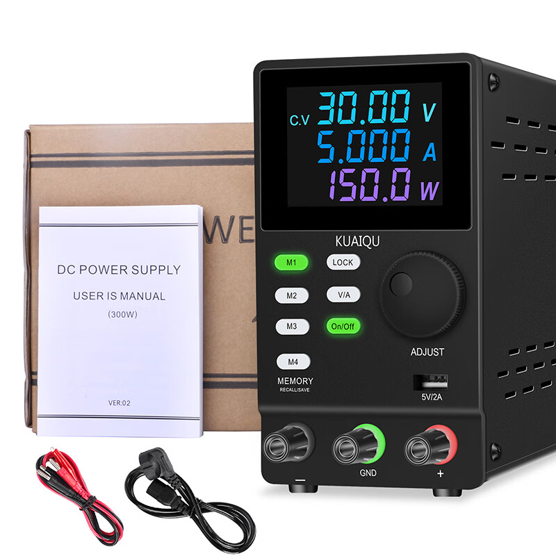 KUAIQU high-power high-voltage programmable DC power supply program-controlled communication regulated power supply RS232 computer-controlled power supply program-controlled model SPPS305D-232 30V 5A