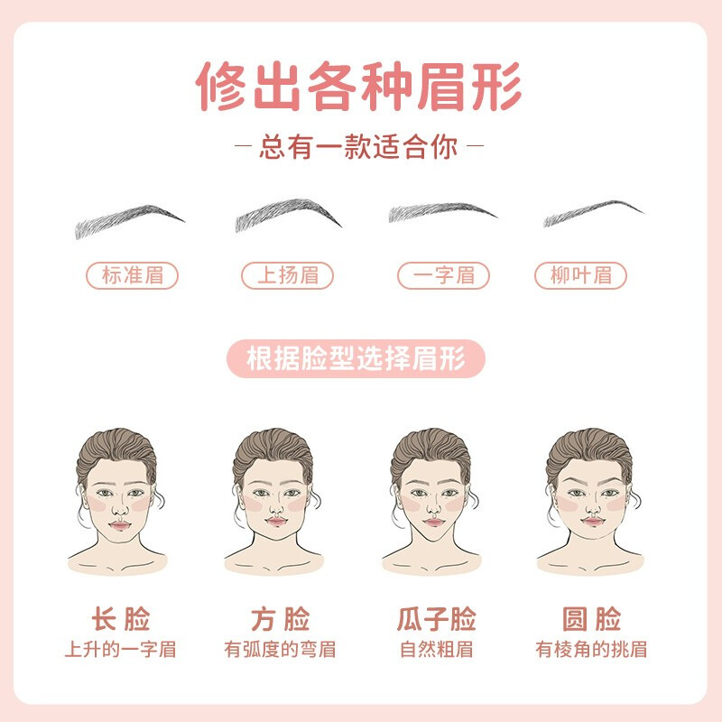 Ukiss eyebrow trimmer scissors single pack, safety protective net not easy to damage skin, eyebrow shaving blade for beginners for men and women