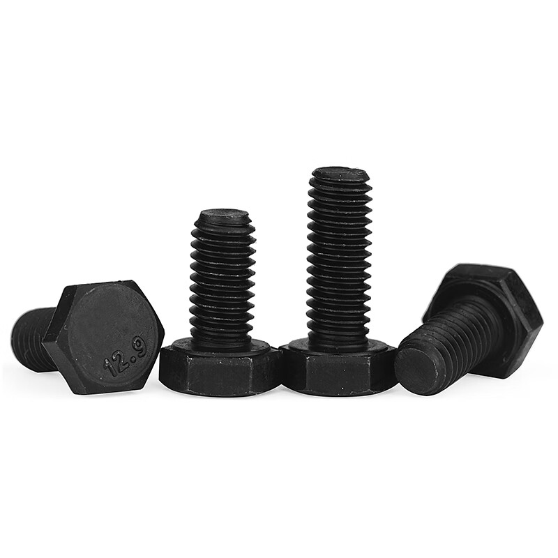 Jinggong 12.9 level anti-thread external hexagonal screw anti-wire anti-buckle left tooth hexagonal head bolt M6M8M10M12M16M20 M8*25-full tooth anti-thread