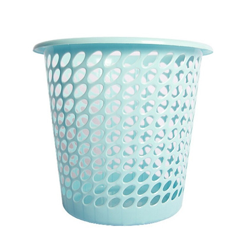 Bingyu BYrl-77 multifunctional office bathroom trash can, plastic trash can, hollow trash can paper basket, random color (10 pieces)