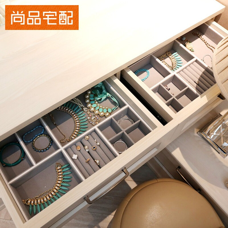 Shangpin Home Delivery Customized Wardrobe European Style Wardrobe Sliding Door Panel Large Wardrobe Customized Cloakroom Overall Wardrobe Whole House Customization Prepayment (Non-Commodity Price)