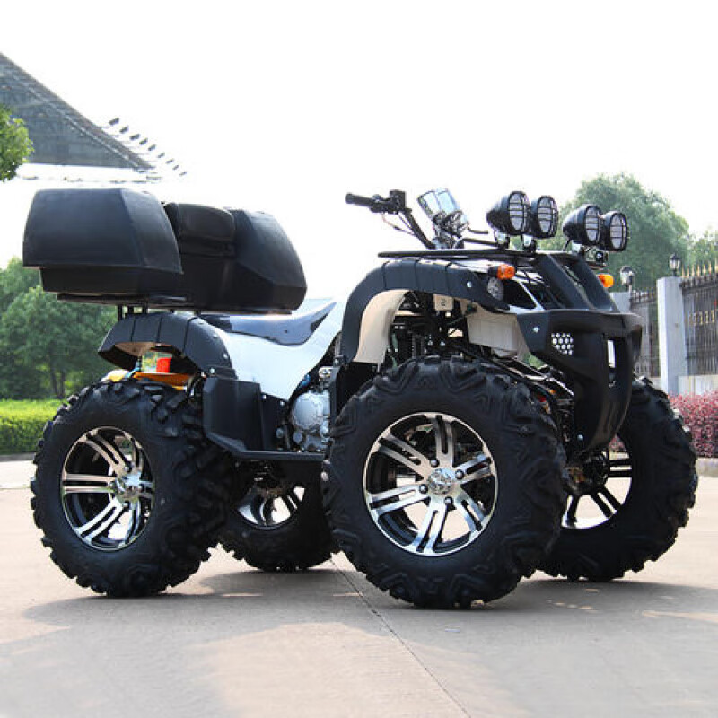 Septi ATV four-wheel off-road motorcycle all-terrain Big Bull automatic electric mountain motorcycle four-wheel drive gasoline electric Big Bull 72V2200W 14-inch aluminum wheel