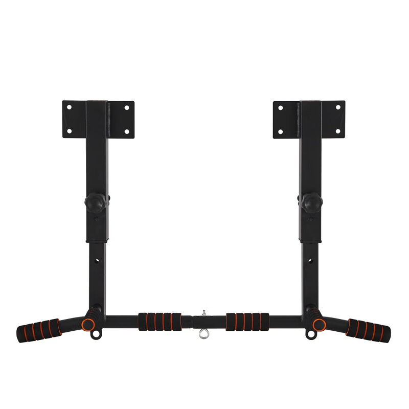 Huijashi pull-up device home horizontal bar indoor wall-mounted thickened punching boom hanging top-mounted fixed fitness single bar white adjustable
