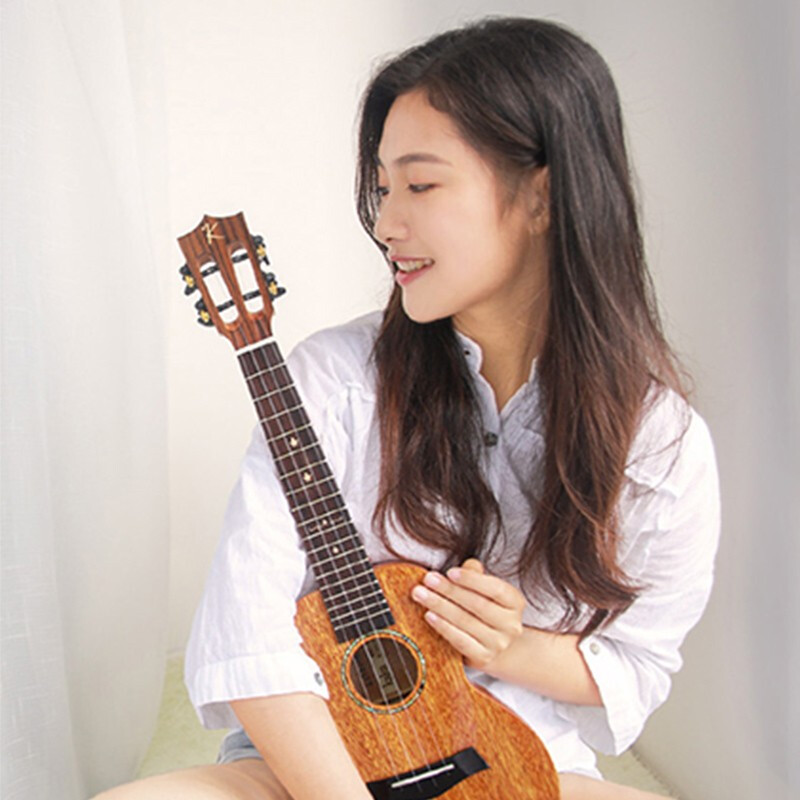 KakaKUC-MAD ukulele ukulele mahogany all-veneer 23-inch small guitar