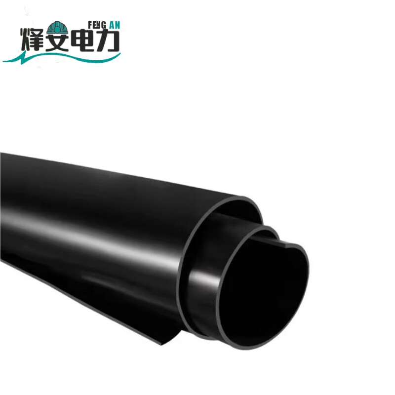 Chuanfeng power distribution room insulating rubber mat 3mm5kv black flat high voltage insulating mat rubber sheet power plant special insulating floor mat rubber 1m*1m