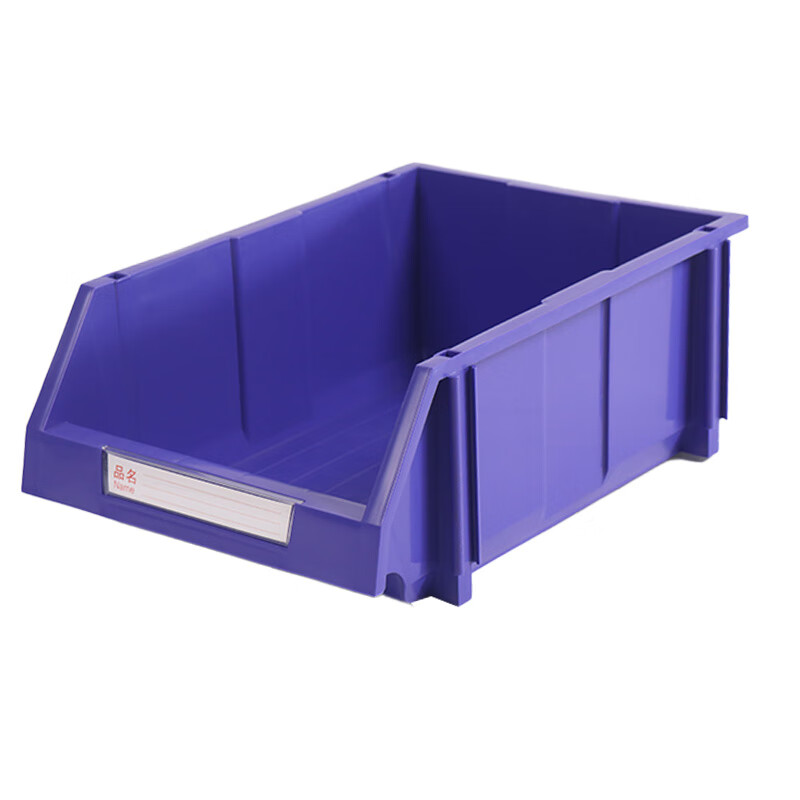 Wenstan WST014 parts box plastic combined parts box material box warehouse storage box screw box tool box oblique mouth blue 600*400*220mm customized