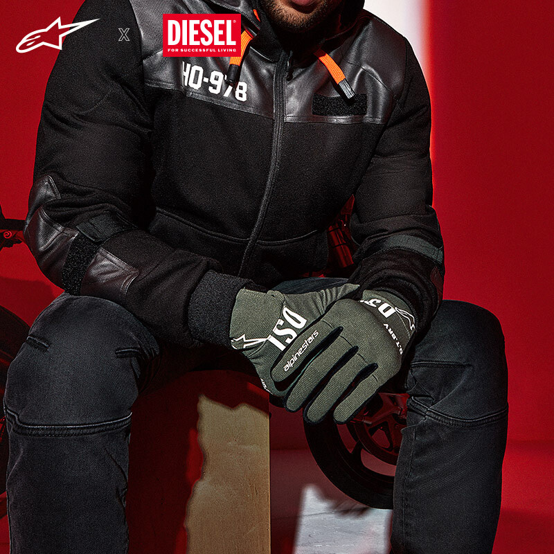 Alpinestars SHOTARO a-star motorcycle gloves summer Diesel joint motorcycle riding gloves jet black bright red XL