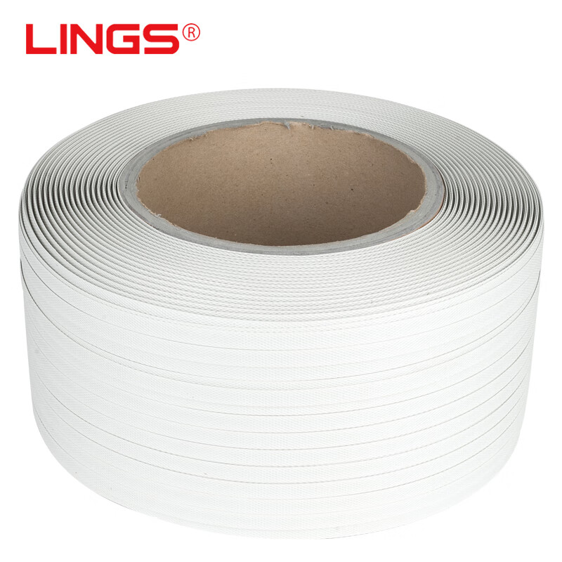 LINGS semi-automatic PP packing tape 1208 hot melt packing tape special hot melt packaging tape for semi-automatic and fully automatic baling machine plastic PP manual strapping tape