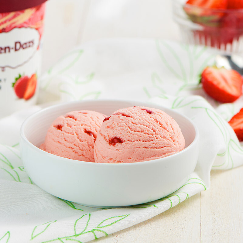 Haagen-Dazs 6-Cup Combination Pack Classic Chocolate/Vanilla/Strawberry 100ml*6 Ice Cream Gift Box Mass Sales Pack