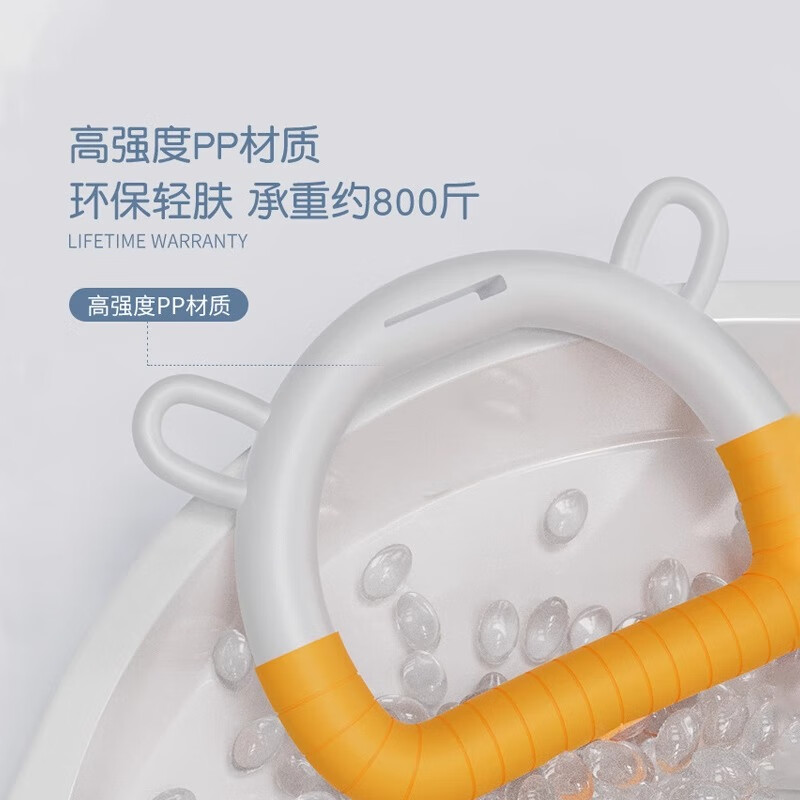 SPXINE children's hanging ring fitness home sports hand-pull ring indoor horizontal bar children's pull-up stretch increase adjustable children's hanging ring * 2 ribbon 0-1m/bearing 800 pounds